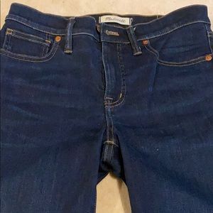 Madewell 9” high rise skinny jean